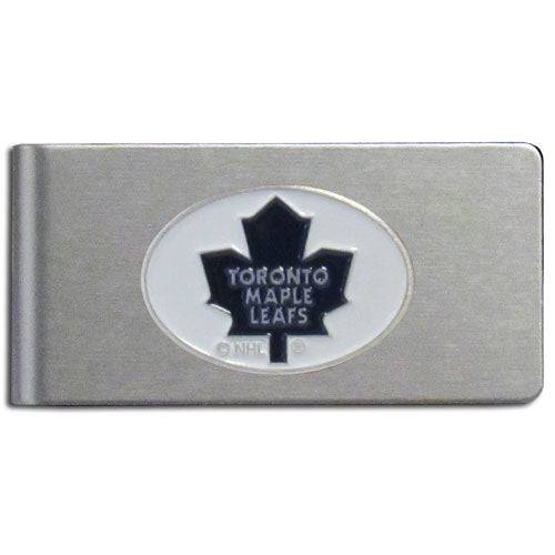 Toronto Maple Leafs�� Brushed Metal Money Clip (SSKG) - 757 Sports Collectibles