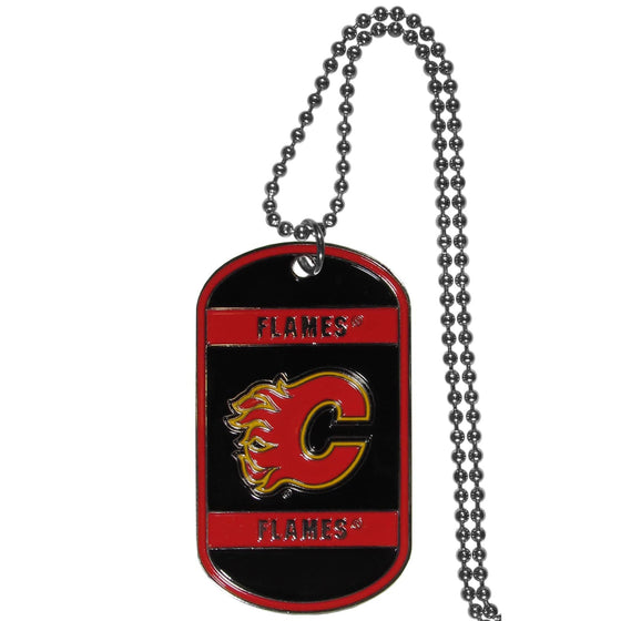 Calgary Flames�� Tag Necklace (SSKG) - 757 Sports Collectibles