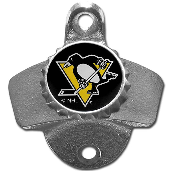 Pittsburgh Penguins�� Wall Mounted Bottle Opener (SSKG) - 757 Sports Collectibles