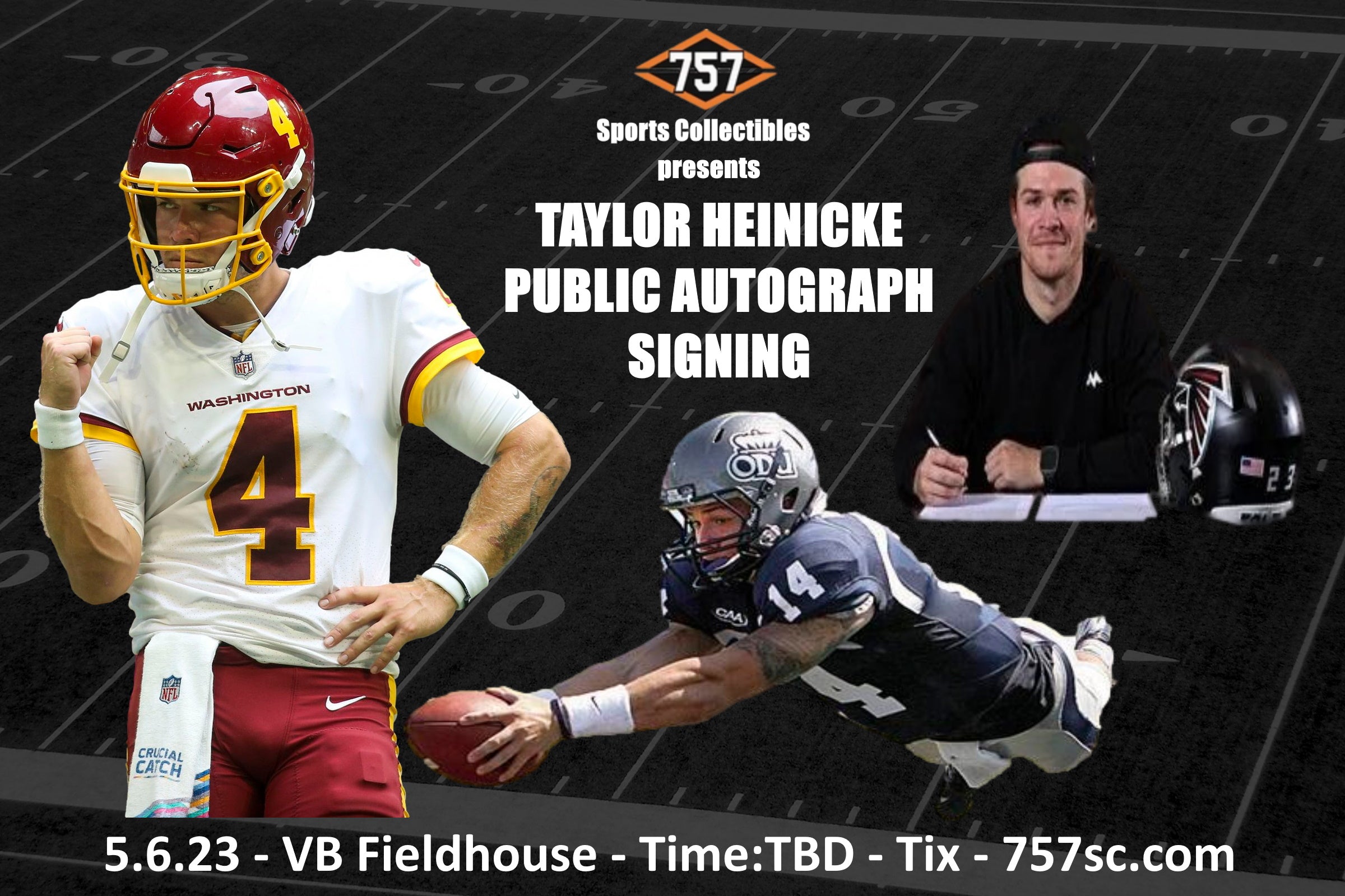 Former Commanders QB Taylor Heinicke signs with Atlanta Falcons