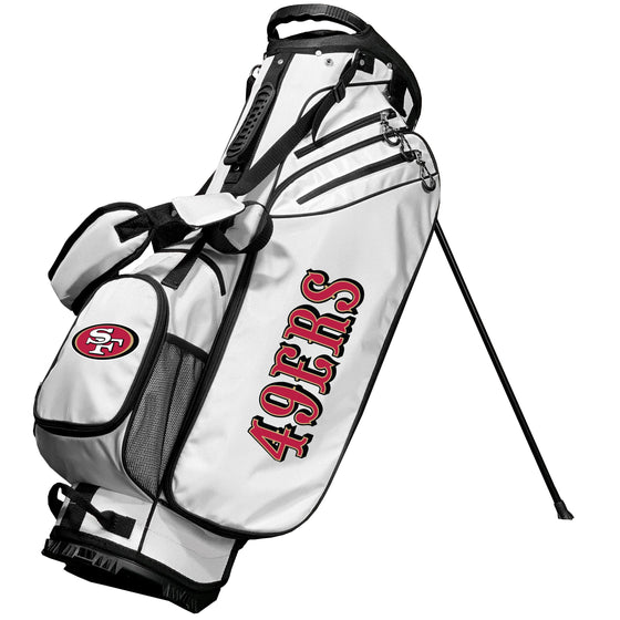 San Francisco 49ers Birdie Stand Golf Bag Wht