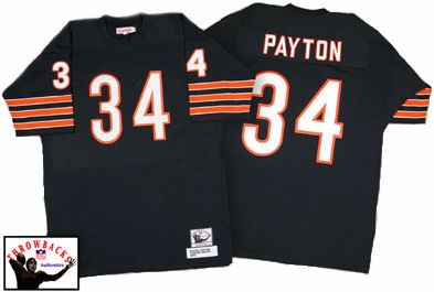 NFL Bears 1975 Walter Payton Authentic Throwback Jersey 