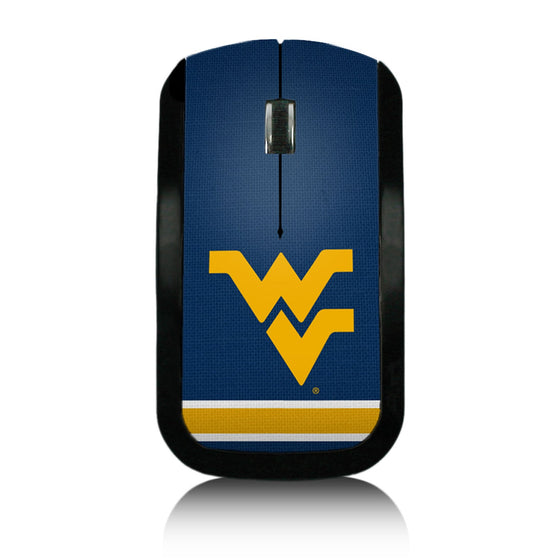 West Virginia Mountaineers Stripe Wireless USB Mouse-0