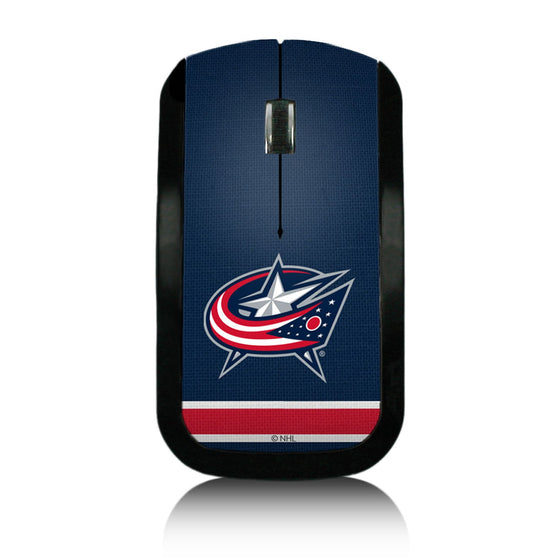 Columbus Blue Jackets Stripe Wireless Mouse-0