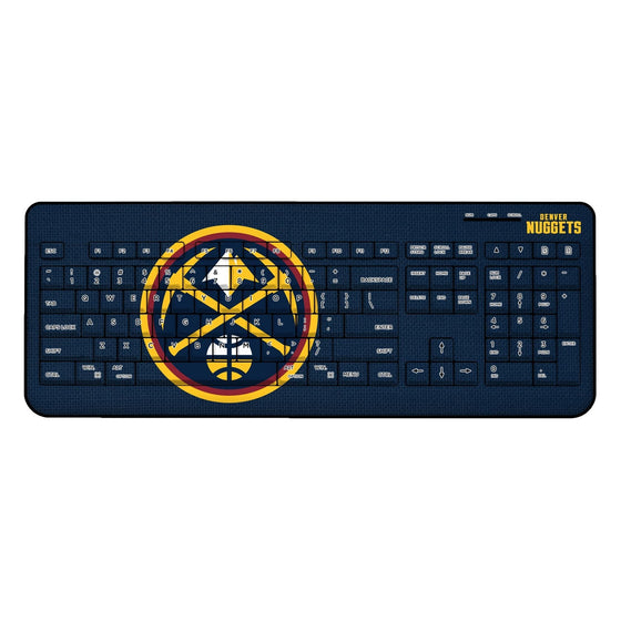 Denver Nuggets Solid Wireless USB Keyboard-0