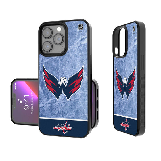 Washington Capitals Ice Wordmark Bumper Case-0