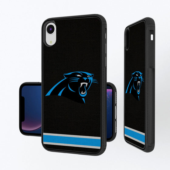 Carolina Panthers Stripe Bumper Case - 757 Sports Collectibles