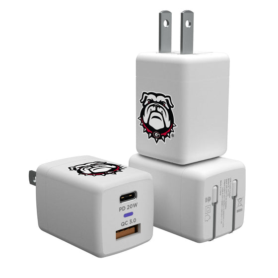 Georgia Bulldogs Insignia USB A/C Charger-0