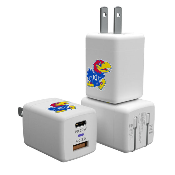 Kansas Jayhawks Insignia USB-C Charger-0