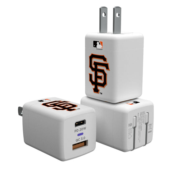 San Francisco Giants Insignia USB A/C Charger - 757 Sports Collectibles