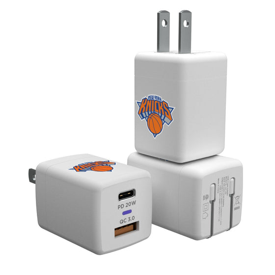 New York Knicks Insignia USB A/C Charger-0