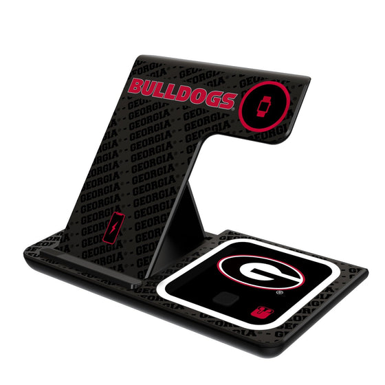 Georgia Bulldogs Tilt 3 in 1 Charging Station-0