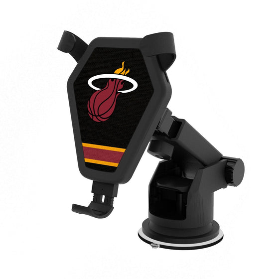 Miami Heat Stripe Wireless Car Charger-0