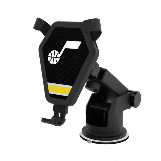 Utah Jazz Stripe Wireless Car Charger-0