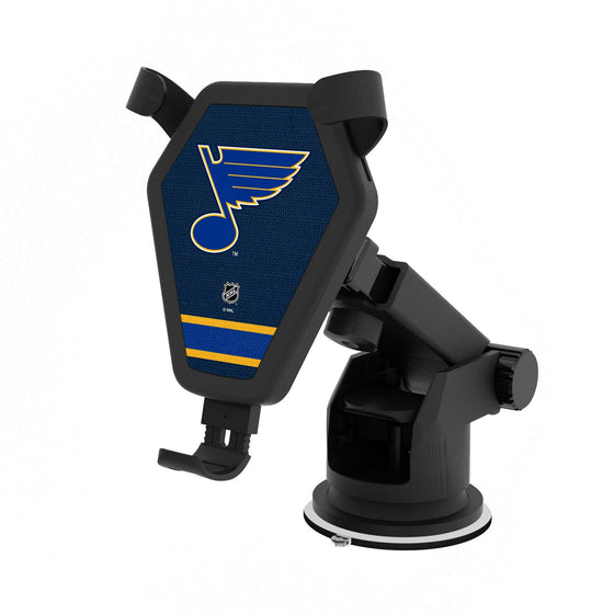 St. Louis Blues Stripe Wireless Car Charger-0