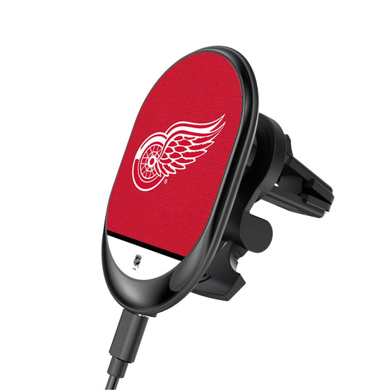 Detroit Red Wings Solid Wordmark Wireless Car Charger-0