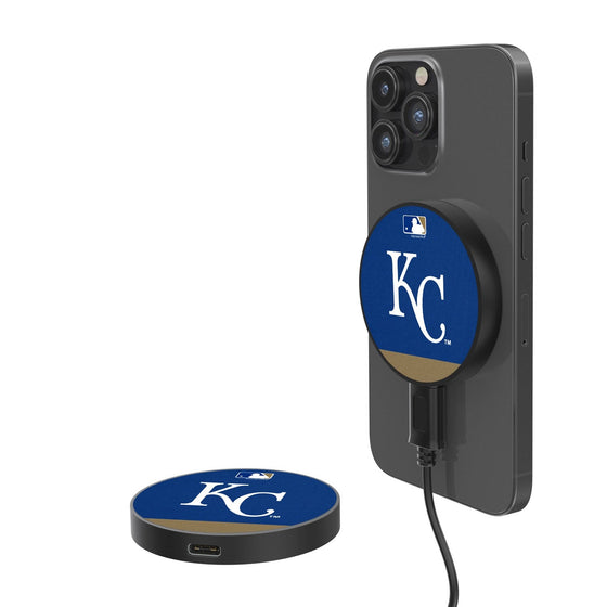 Kansas City Royals Stripe 10-Watt Wireless Magnetic Charger - 757 Sports Collectibles