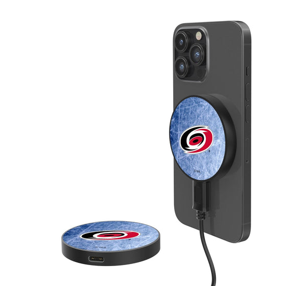 Carolina Hurricanes Ice 15-Watt Wireless Magnetic Charger-0