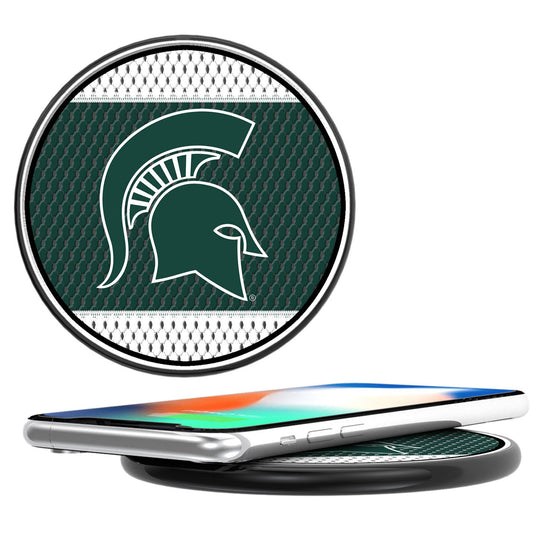 Michigan State Spartans Mesh 10-Watt Wireless Charger-0