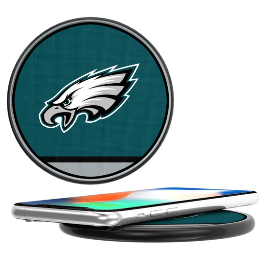 Philadelphia Eagles Stripe 10-Watt Wireless Charger - 757 Sports Collectibles