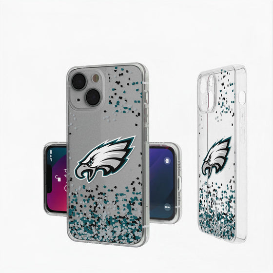 Philadelphia Eagles Confetti Clear Case - 757 Sports Collectibles