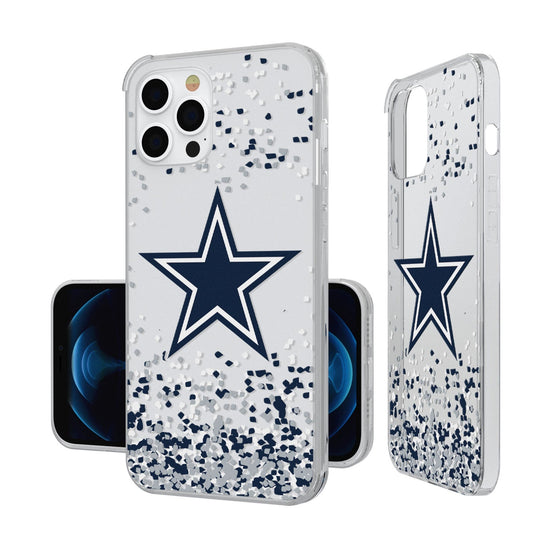 Dallas Cowboys Confetti Clear Case - 757 Sports Collectibles