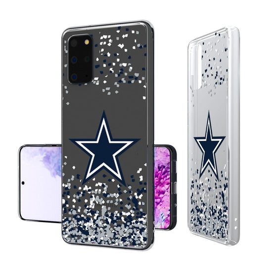 Dallas Cowboys Confetti Clear Case - 757 Sports Collectibles