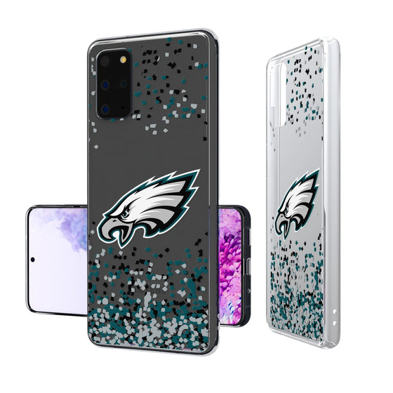 Philadelphia Eagles Confetti Clear Case - 757 Sports Collectibles