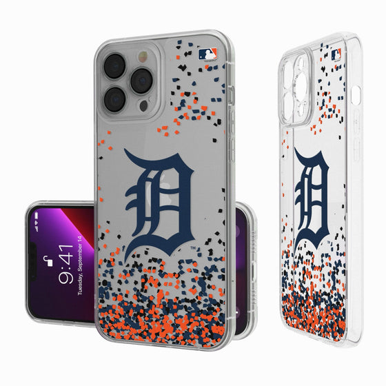 Detroit Tigers Confetti Clear Case - 757 Sports Collectibles