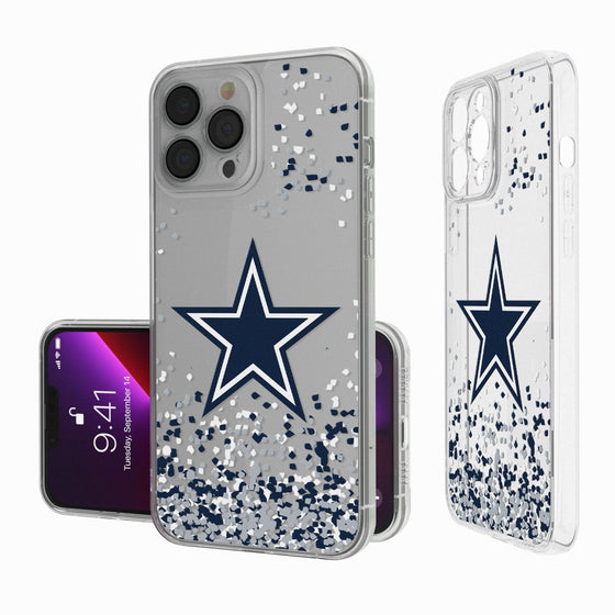 Dallas Cowboys Confetti Clear Case - 757 Sports Collectibles