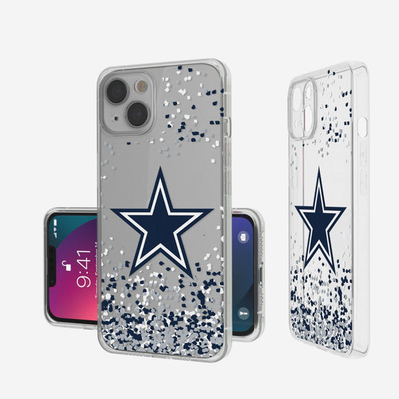 Dallas Cowboys Confetti Clear Case - 757 Sports Collectibles