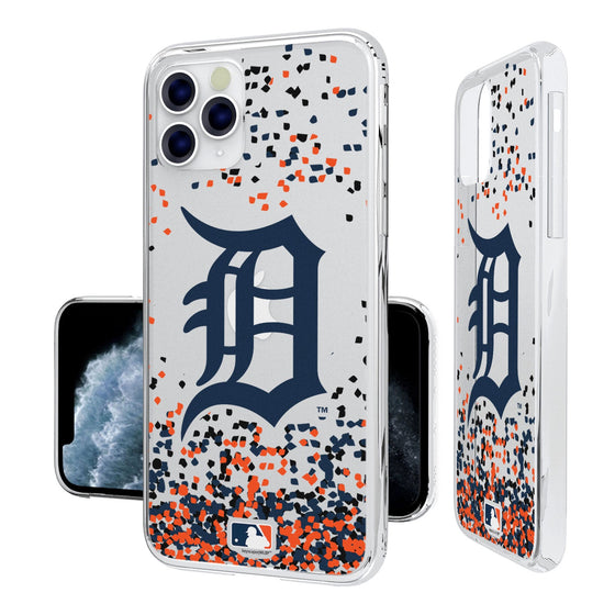 Detroit Tigers Confetti Clear Case - 757 Sports Collectibles