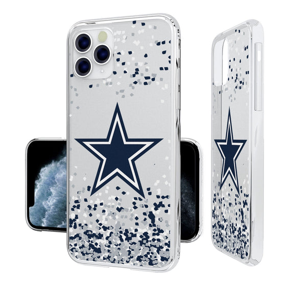 Dallas Cowboys Confetti Clear Case - 757 Sports Collectibles