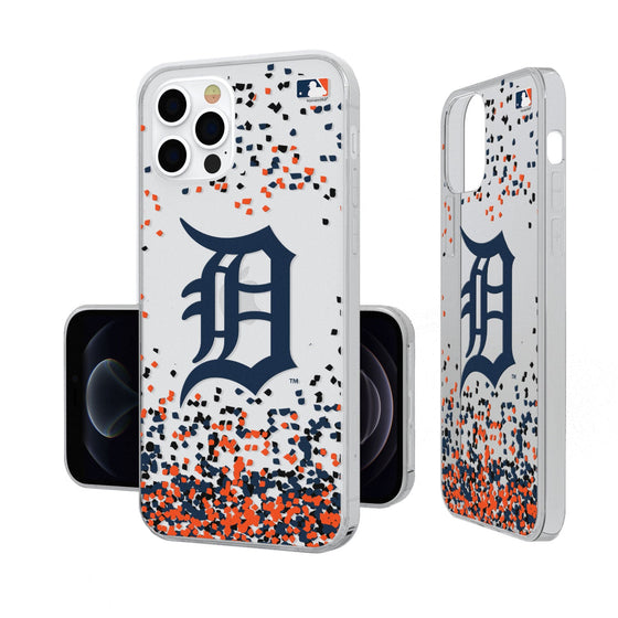 Detroit Tigers Confetti Clear Case - 757 Sports Collectibles