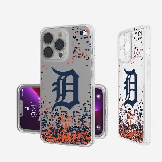 Detroit Tigers Confetti Clear Case - 757 Sports Collectibles