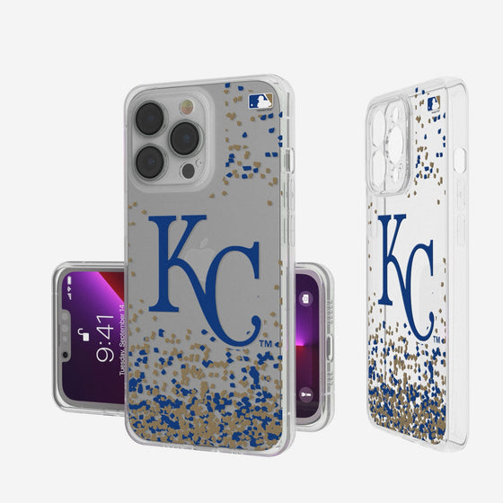 Kansas City Royals Confetti Clear Case - 757 Sports Collectibles