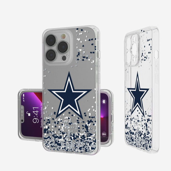 Dallas Cowboys Confetti Clear Case - 757 Sports Collectibles