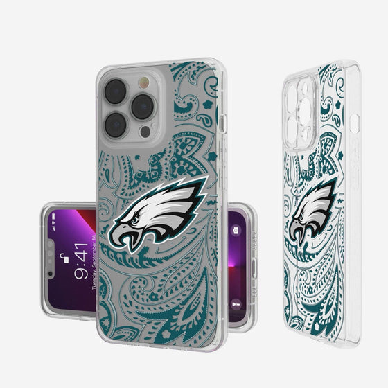 Philadelphia Eagles Paisley Clear Case-0