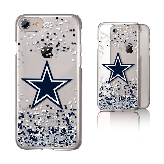 Dallas Cowboys Confetti Clear Case - 757 Sports Collectibles