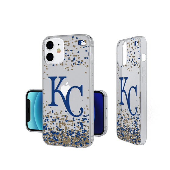 Kansas City Royals Confetti Clear Case - 757 Sports Collectibles