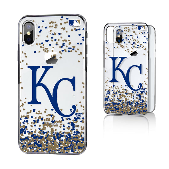 Kansas City Royals Confetti Clear Case - 757 Sports Collectibles