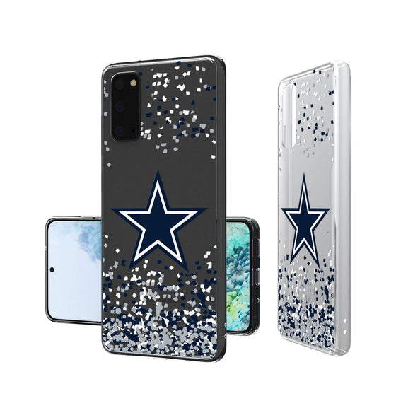 Dallas Cowboys Confetti Clear Case - 757 Sports Collectibles