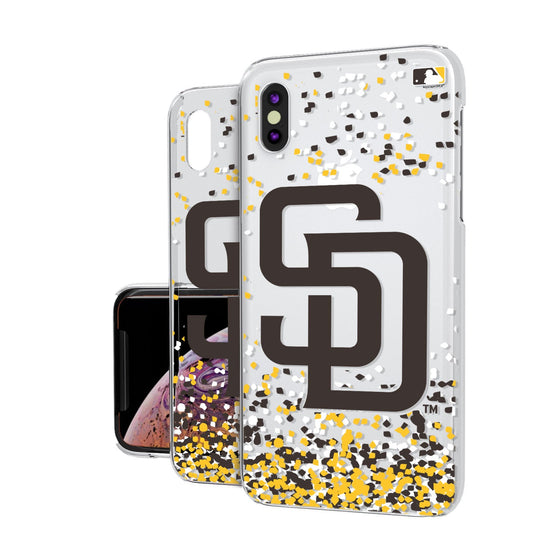 San Diego Padres Confetti Clear Case - 757 Sports Collectibles