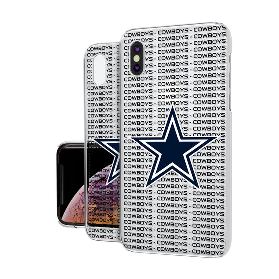 Dallas Cowboys Blackletter Clear Case - 757 Sports Collectibles