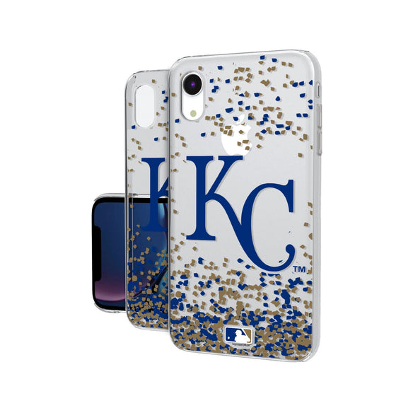 Kansas City Royals Confetti Clear Case - 757 Sports Collectibles