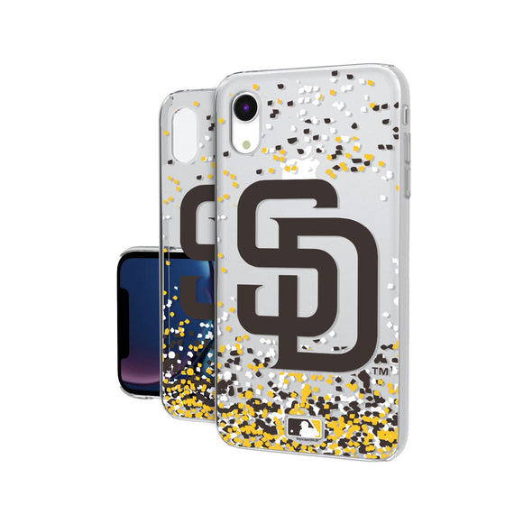 San Diego Padres Confetti Clear Case - 757 Sports Collectibles