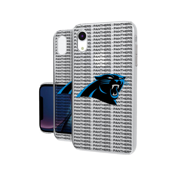 Carolina Panthers Blackletter Clear Case - 757 Sports Collectibles