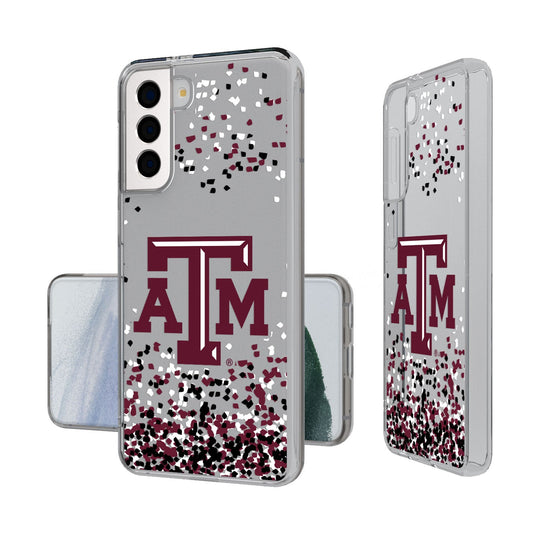 Texas A&M Aggies Confetti Clear Case-1