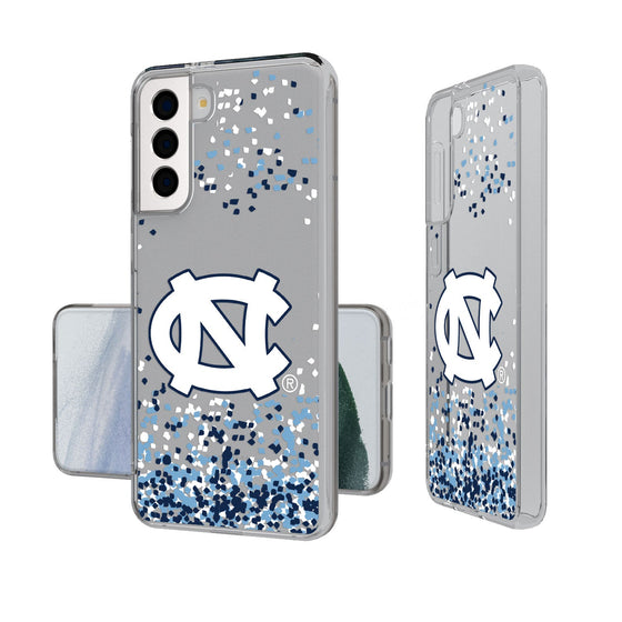 North Carolina Tar Heels Confetti Clear Case-1