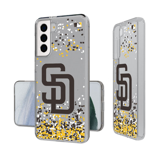 San Diego Padres Confetti Clear Case - 757 Sports Collectibles